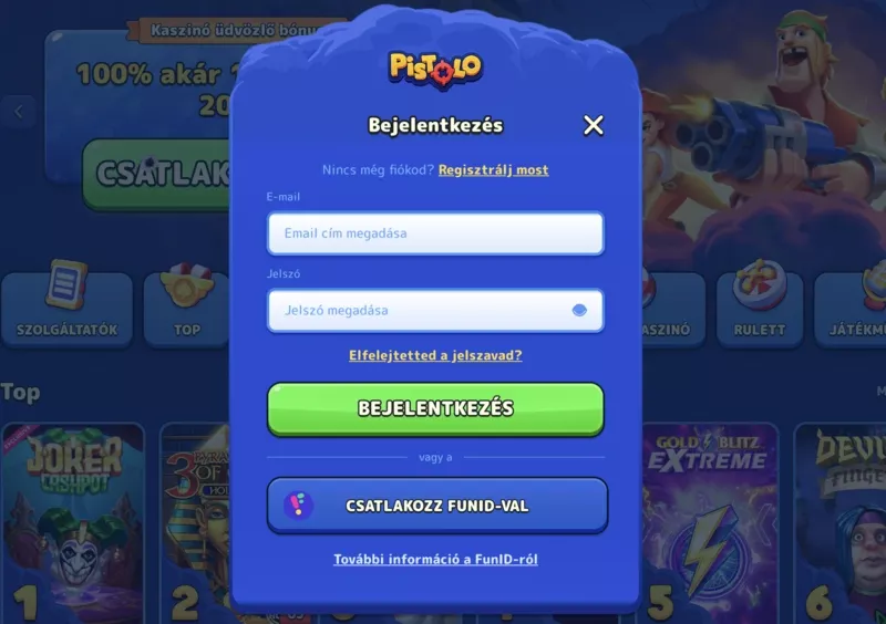 přihlášení Pistolo TOC